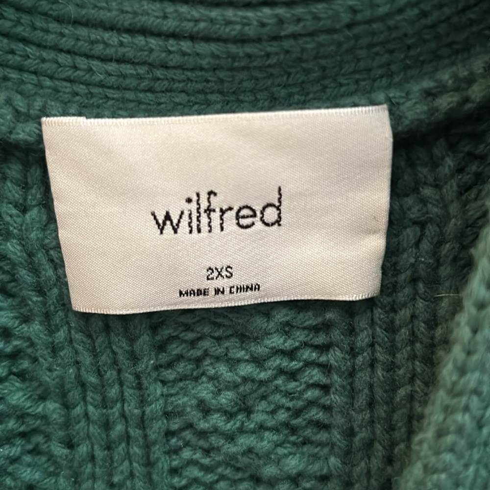 Wilfred Emerald Green Alps Knit Cardigan - Picture 9 of 10